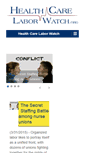 Mobile Screenshot of healthcarelaborwatch.org